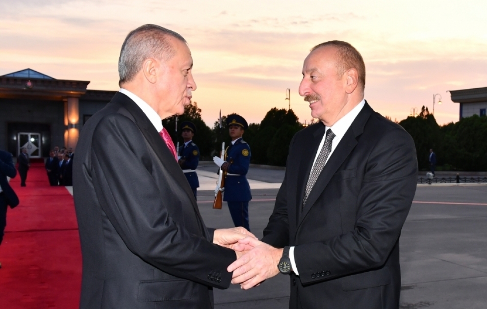 Le président turc termine sa visite officielle en Azerbaïdjan