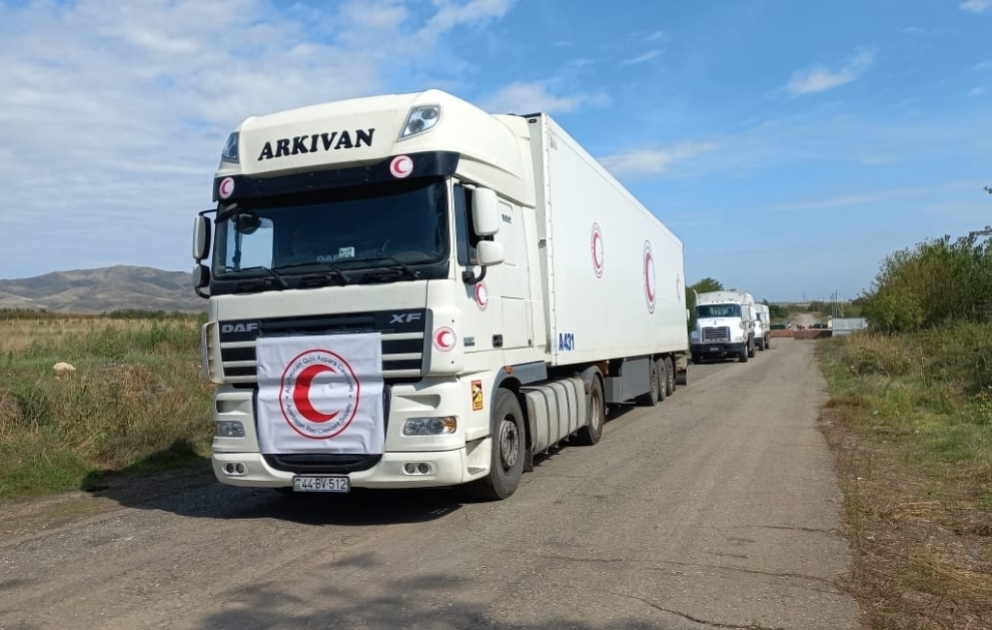 Un autre convoi d’aide humanitaire envoyé à Khankendi