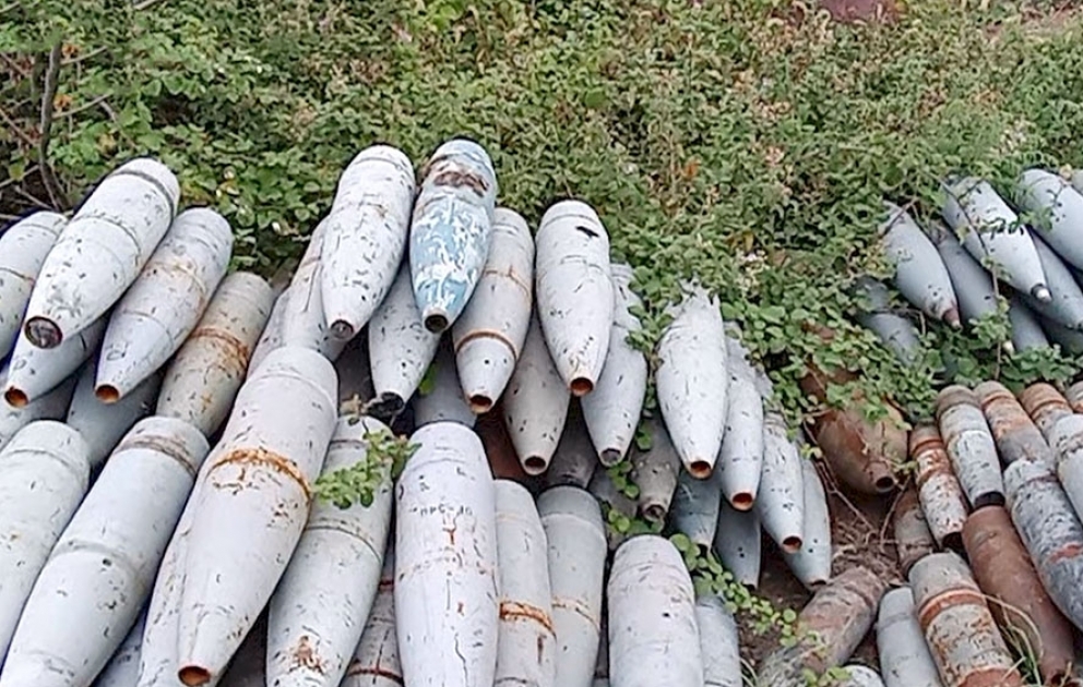 В Ходжалы обнаружен очередной склад боеприпасов