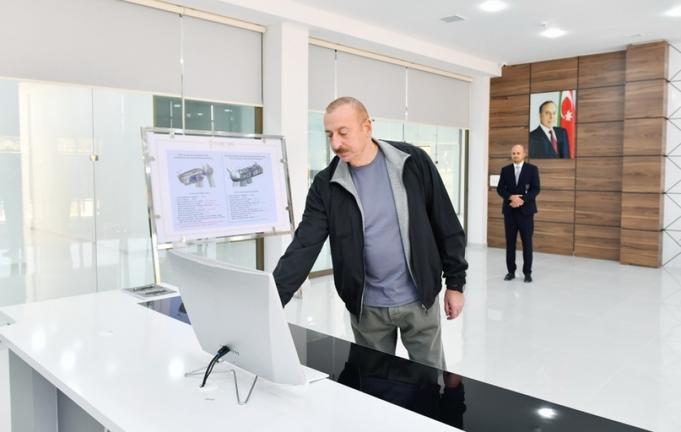 Le président Ilham Aliyev inaugure le Centre de gestion numérique de Djabraïl