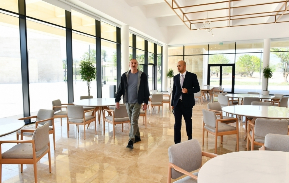President Ilham Aliyev inaugurated Zangilan Convention Center Complex