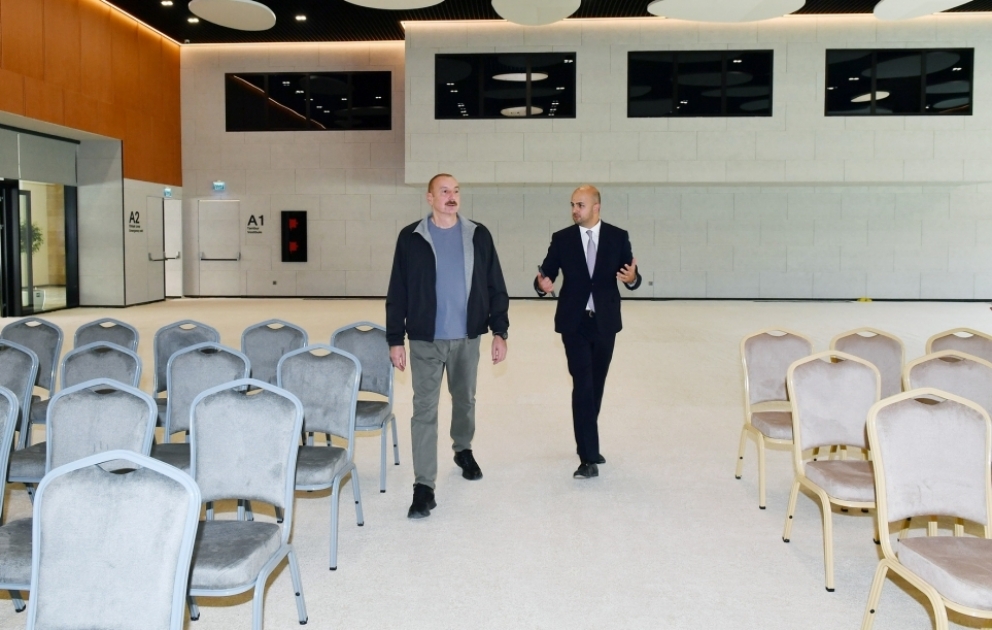 In Region Zangilan Kongresszentrum zur Nutzung übergeben