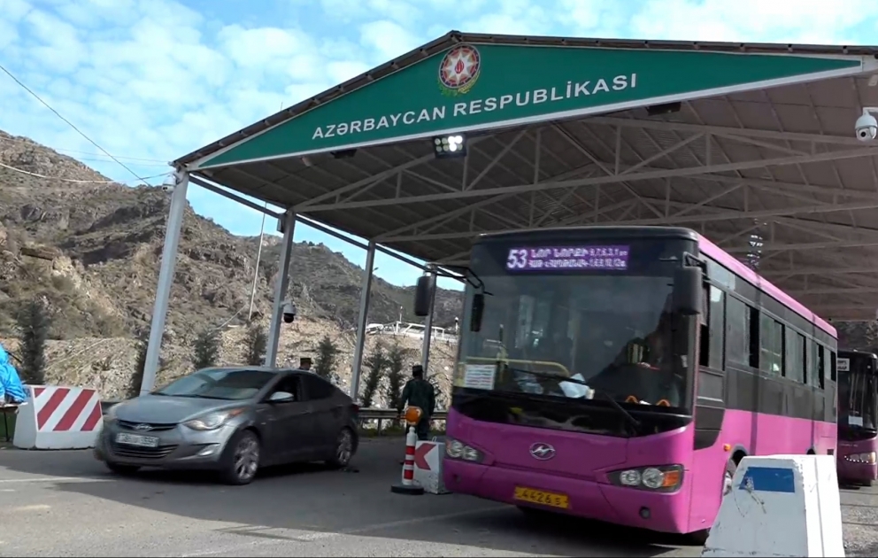 Laçın sərhəd buraxılış məntəqəsi bu gün