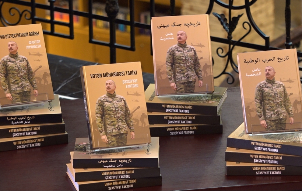 "Vətən müharibəsi tarixi – Şəxsiyyət faktoru” kitabının 6 dildə təqdimatı olub