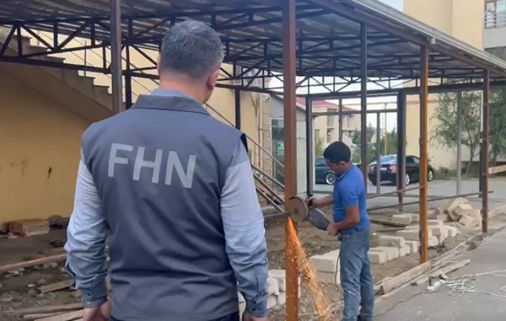 FHN Bakı və Sumqayıtda qanunsuz tikintilərin qarşısını alıb