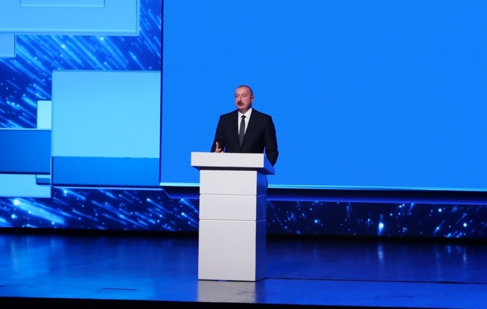 Prezident İlham Əliyev Astronavtika Konqresində Azərbaycanın inkişaf göstəriciləri barədə bəzi rəqəmləri açıqlayıb