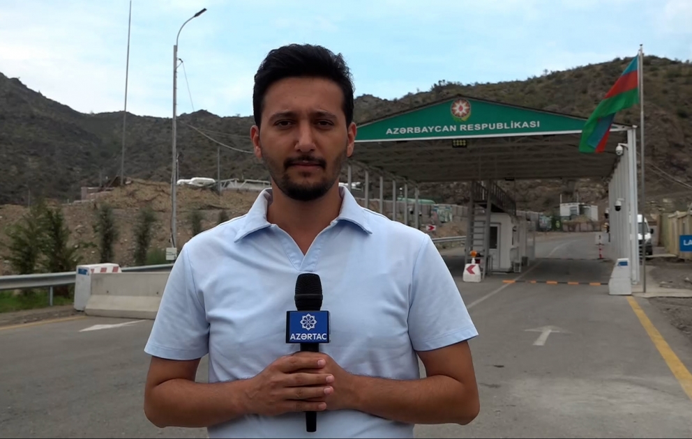 “Laçın” dövlət sərhədi buraxılış məntəqəsindən ən son görüntülər