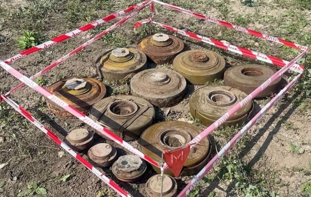 Qarabağ bölgəsində 123 mina aşkar edilərək zərərsizləşdirilib