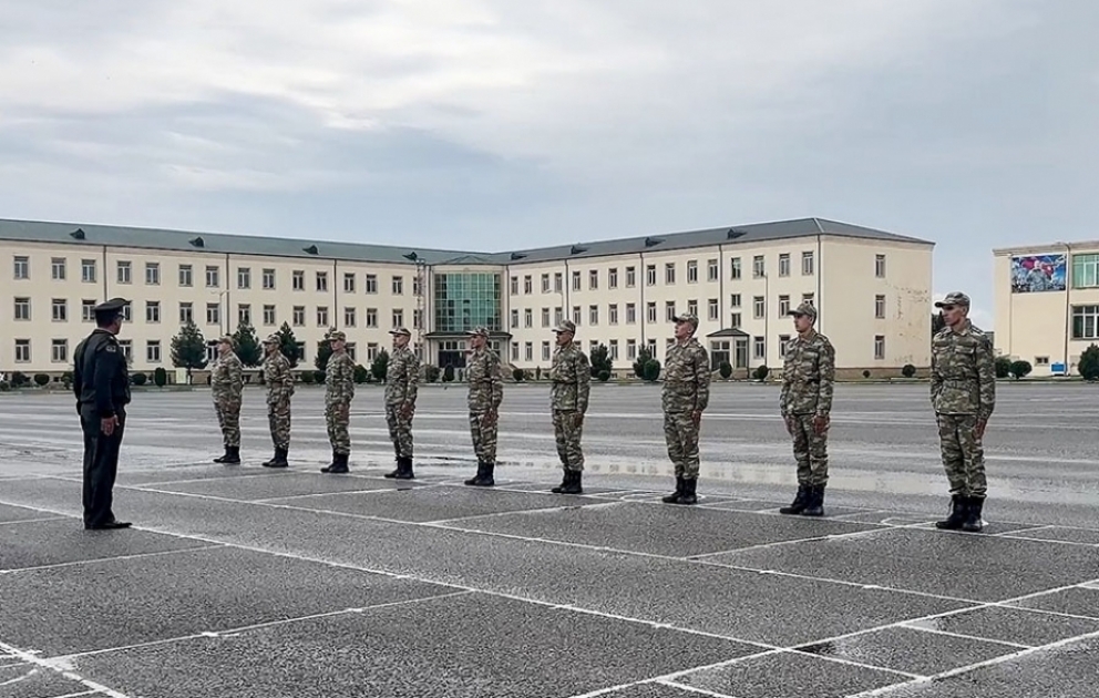 Azerbaijan Army continues the process of conscripts’ admission