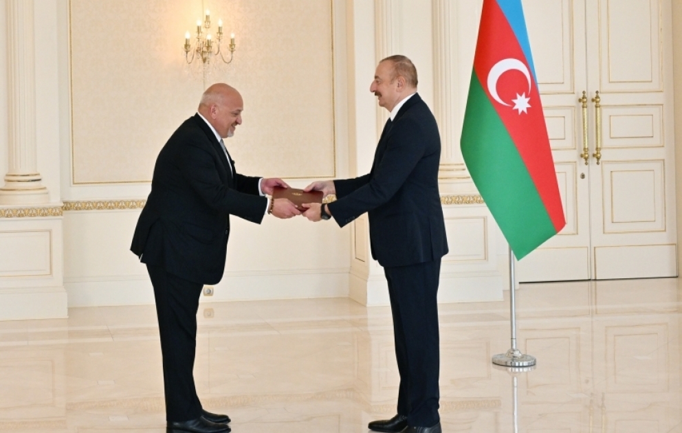 President of Azerbaijan Ilham Aliyev received credentials of incoming ambassador of Jordan