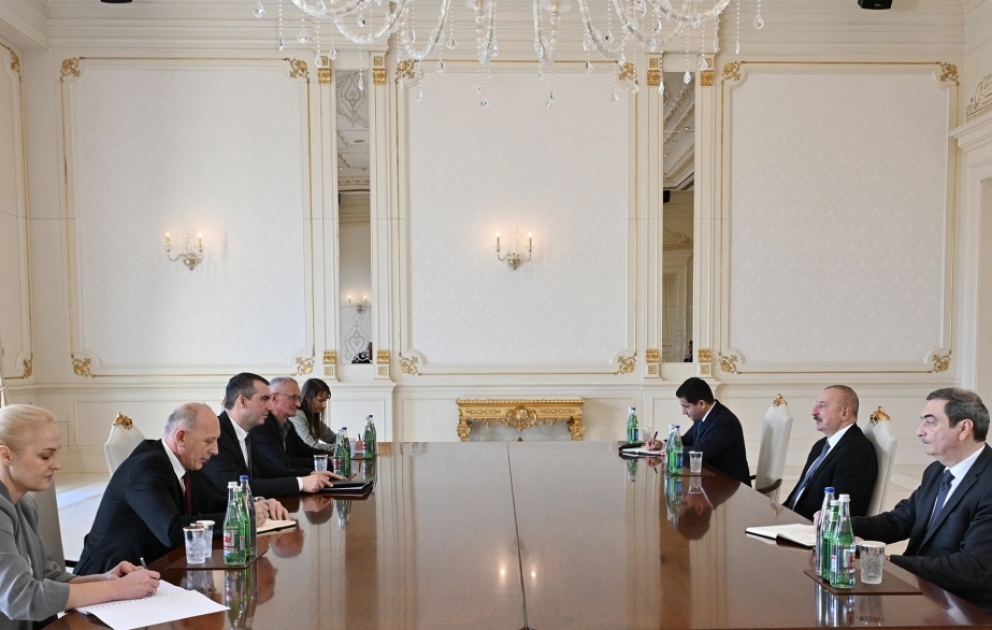 President of Azerbaijan Ilham Aliyev received Speaker of National Assembly of Serbia