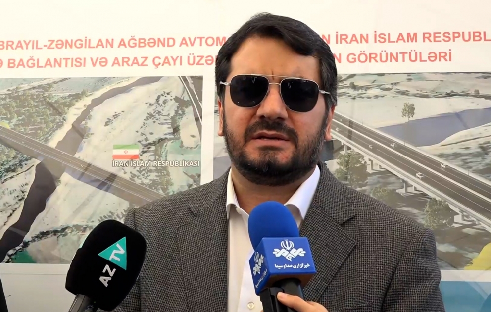 İranın naziri: Ağbənd yolunun və körpünün tikintisi yükdaşımaların həcmini artıracaq