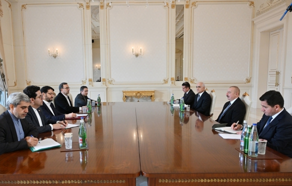 President Ilham Aliyev received Minister of Roads and Urban Development of Iran