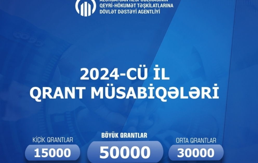 Qeyri-Hökumət Təşkilatlarına Dövlət Dəstəyi Agentliyi 2024-cü il üzrə qrant müsabiqələrini elan edir