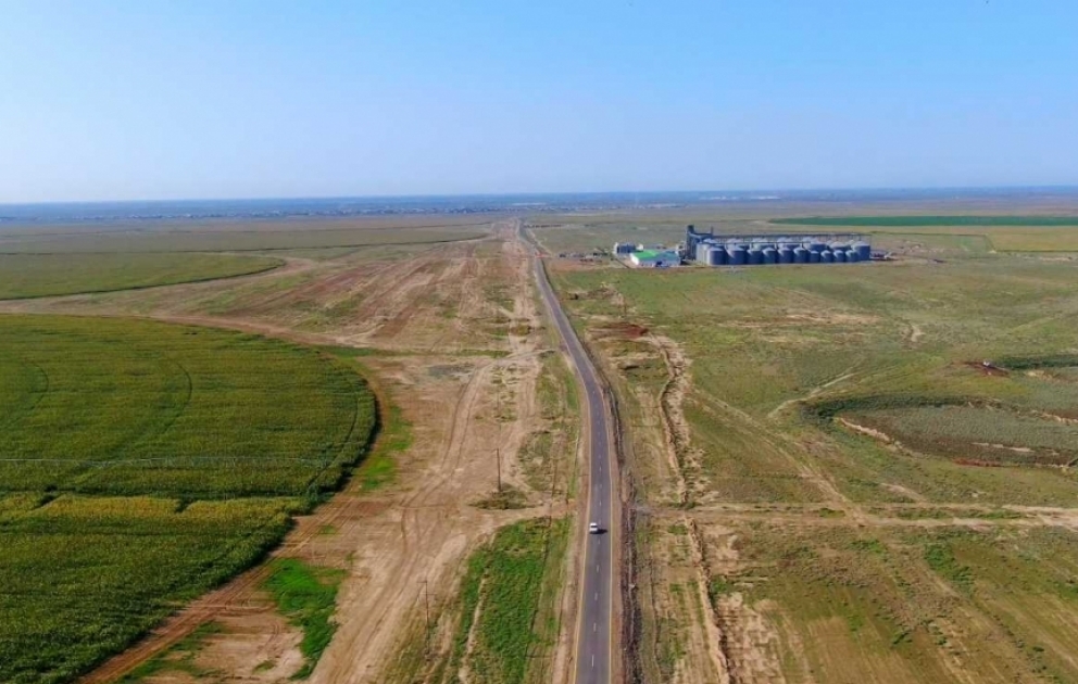 В Гаджигабуле реконструирована дорога, соединяющая 8 сел