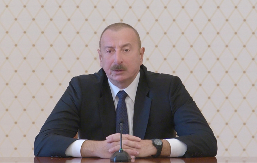 Prezident: Fransa Prezidentinin Azərbaycanın beynəlxalq hüquqla problemləri olduğuna dair verdiyi bəyanat yalnız gülüş doğura bilər