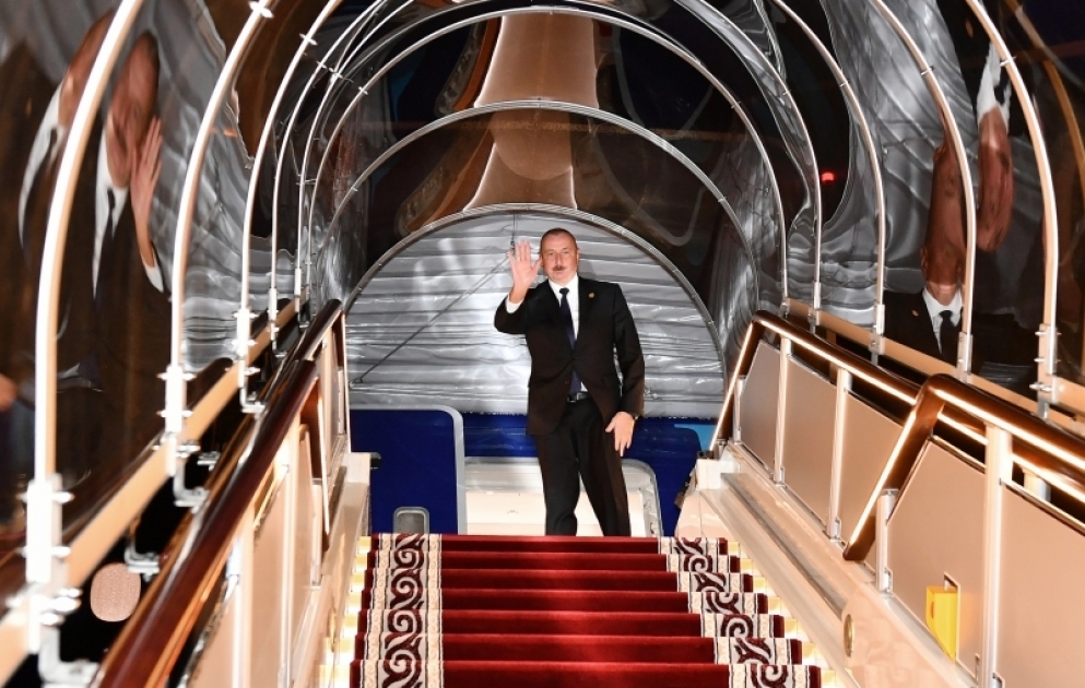 Prezident İlham Əliyevin Qırğızıstana səfəri başa çatıb
