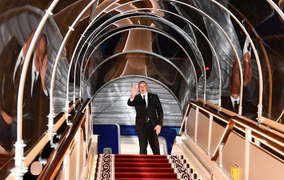 Le président azerbaïdjanais termine sa visite au Kirghizistan