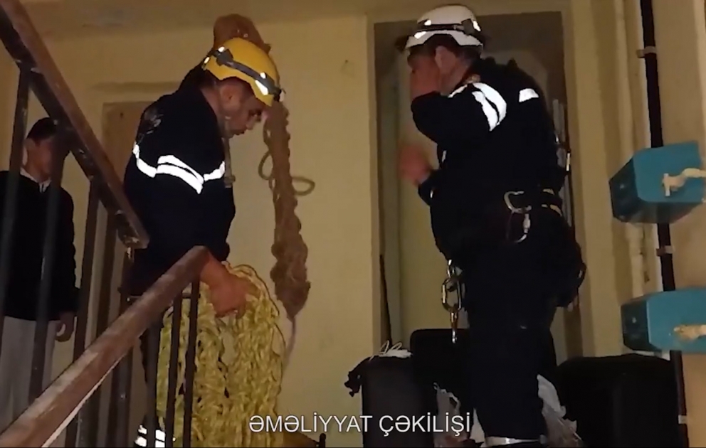FHN 1-i azyaşlı olmaqla 3 nəfəri xilas edib