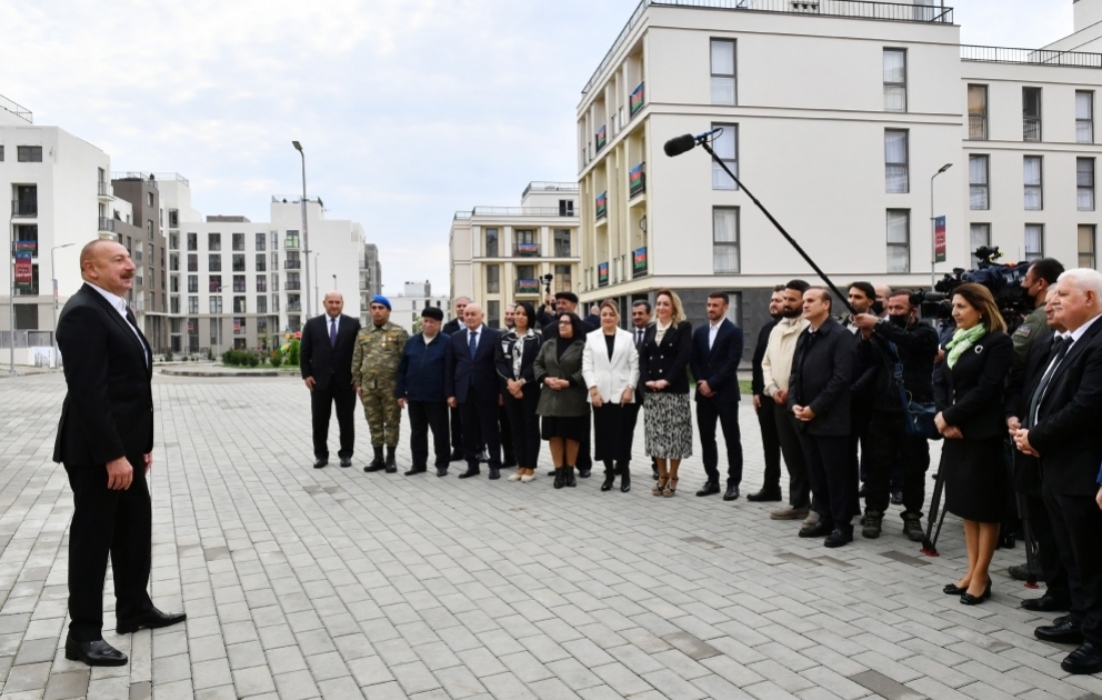 Journée de la ville de Fuzouli : Ilham Aliyev rencontre les habitants de la ville