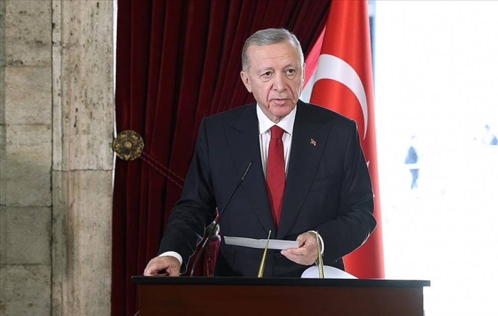 Ərdoğanın Türkiyə Cümhuriyyətinin 100 yaşı ilə bağlı çıxışı