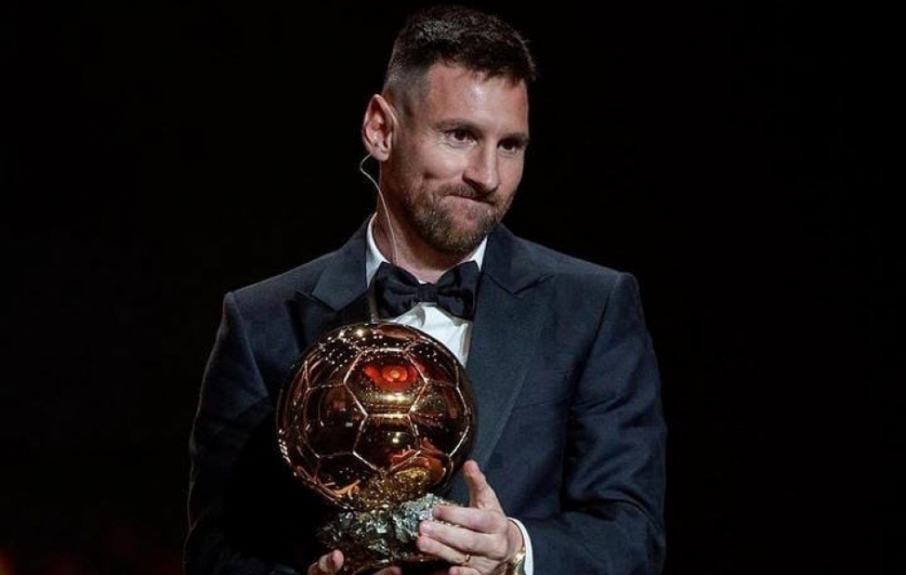 Lionel Messi wins 2023 Men's Ballon d'Or
