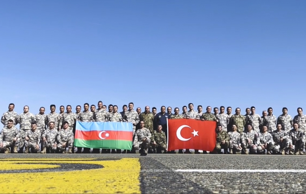 Türkiyə və Azərbaycan Ordusunun birgə təlimindən görüntülər