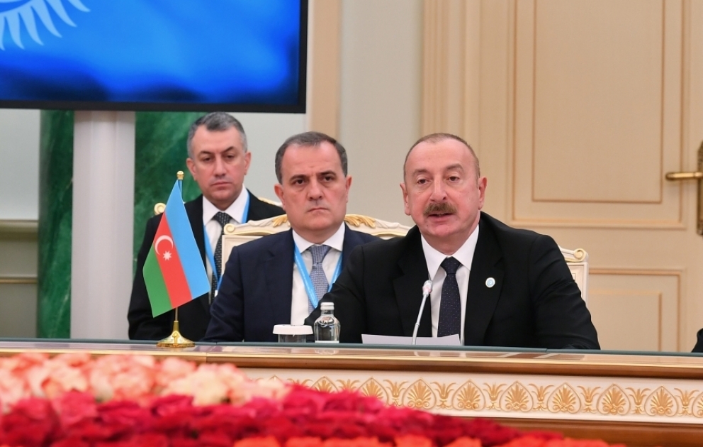 Prezident İlham Əliyev: Türk dövlətləri ilə münasibətlərin möhkəmləndirilməsi Azərbaycan xarici siyasətinin əsas prioritetlərindən biridir
