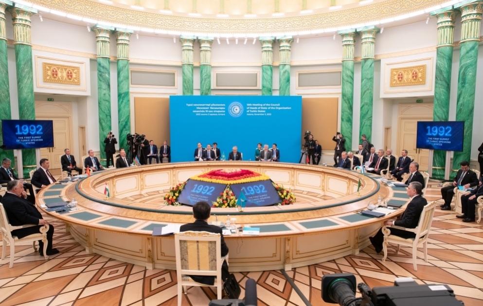 Astana hosted 10th summit of the Organization of Turkic States under motto “Turk Time” 
President of Azerbaijan Ilham Aliyev attended the event