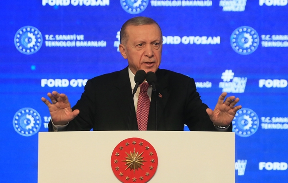 Ərdoğan: Avtomobil istehsalında 13-cü yerə yüksəldik