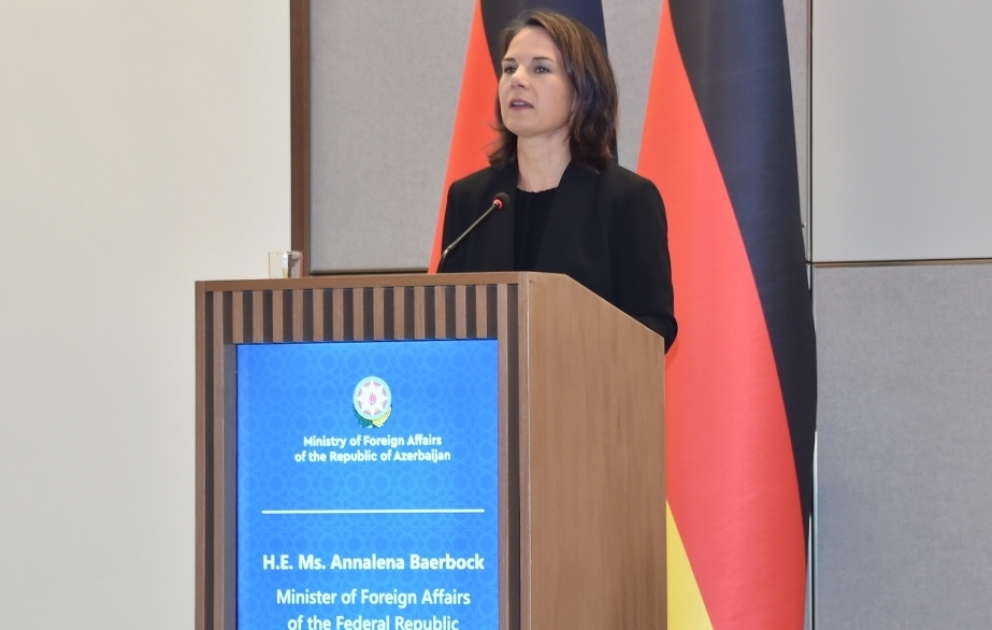 Annalena Berbok: Almaniya Azərbaycana mina təhlükəsi ilə mübarizədə kömək etməyə hazırdır