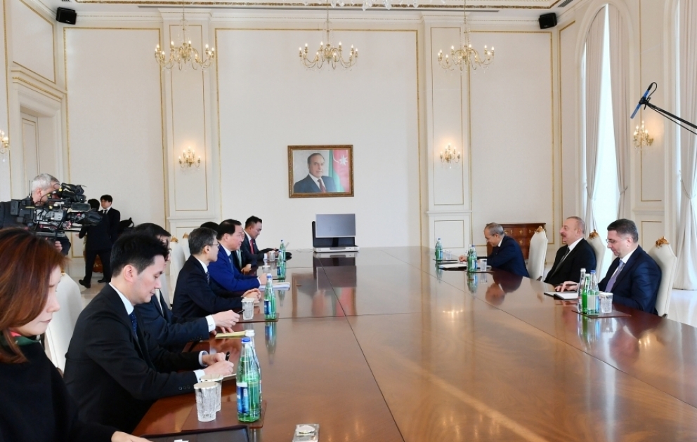 Le président azerbaïdjanais reçoit une délégation menée par le président de la Chambre coréenne de commerce et d’industrie