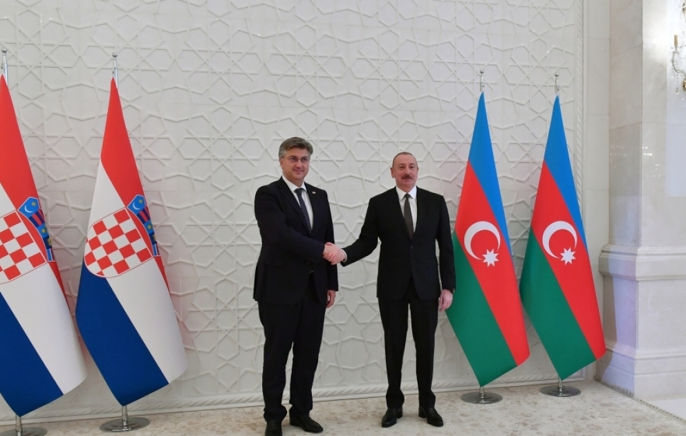 President of Azerbaijan Ilham Aliyev held meeting with Prime Minister of Croatia Andrej Plenković