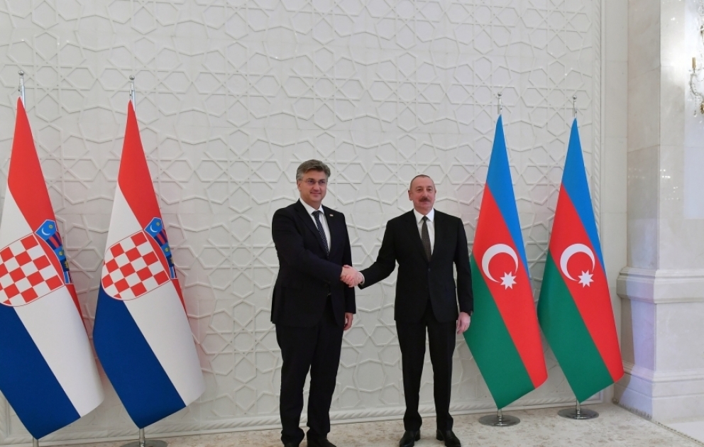 Le président azerbaïdjanais s’entretient en tête-à-tête avec le Premier ministre croate