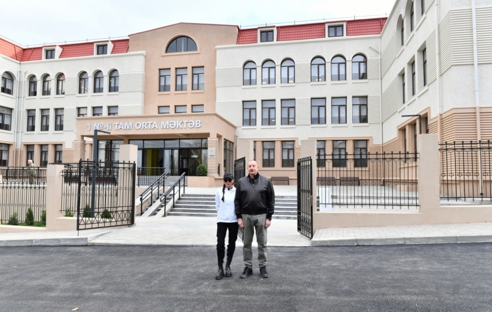 Şuşa şəhəri 1 nömrəli tam orta məktəbin açılışı olub