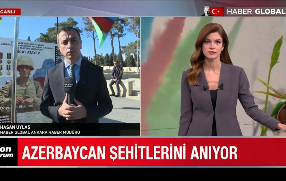 “Haber Global”: Azərbaycan Qarabağ zəfərini yaşadan şəhidlərini yad edir