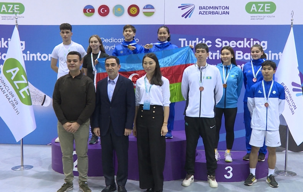 Türkdilli dövlətlərin beynəlxalq badminton turnirinə yekun vurulub