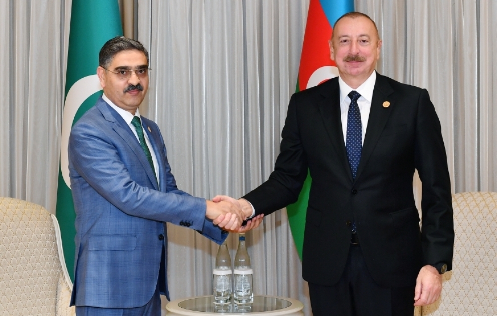 Le président azerbaïdjanais rencontre le Premier ministre par intérim du Pakistan
