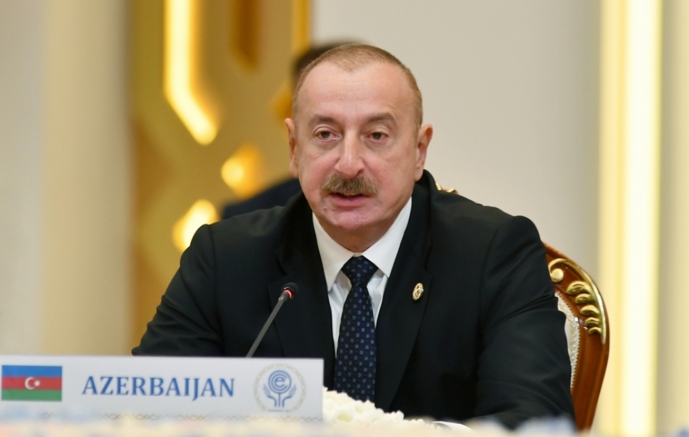 Prezident: İqtisadi Əməkdaşlıq Təşkilatının üzvü kimi Azərbaycan təşkilatın işində fəal iştirak edir
