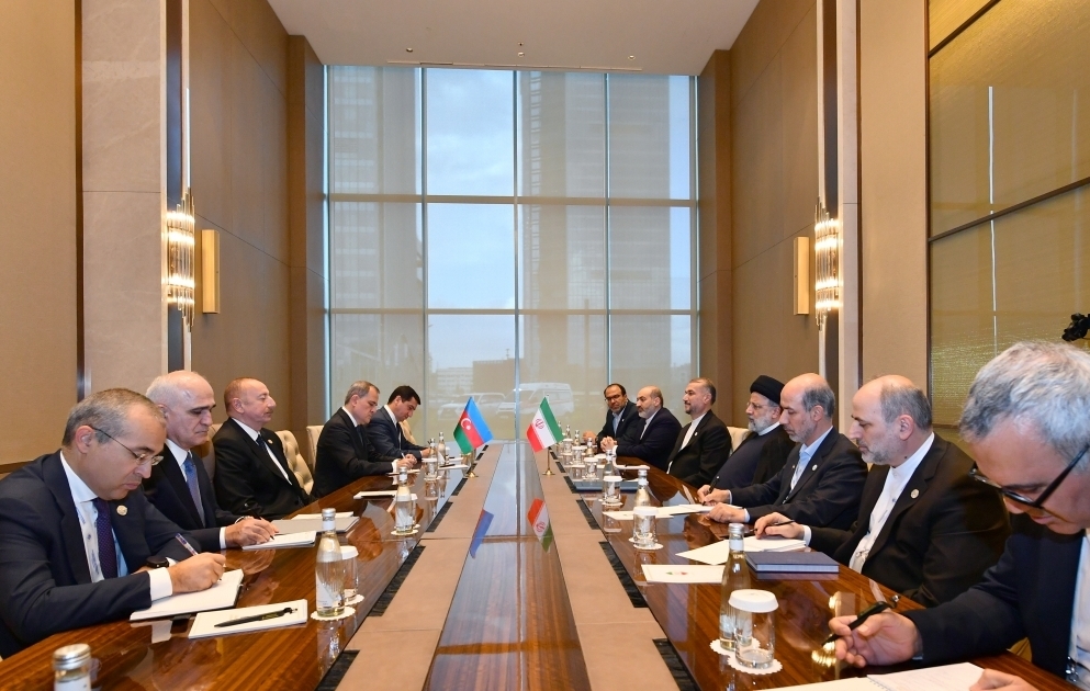 President Ilham Aliyev met with President of Iran Seyyed Ebrahim Raisi in Tashkent