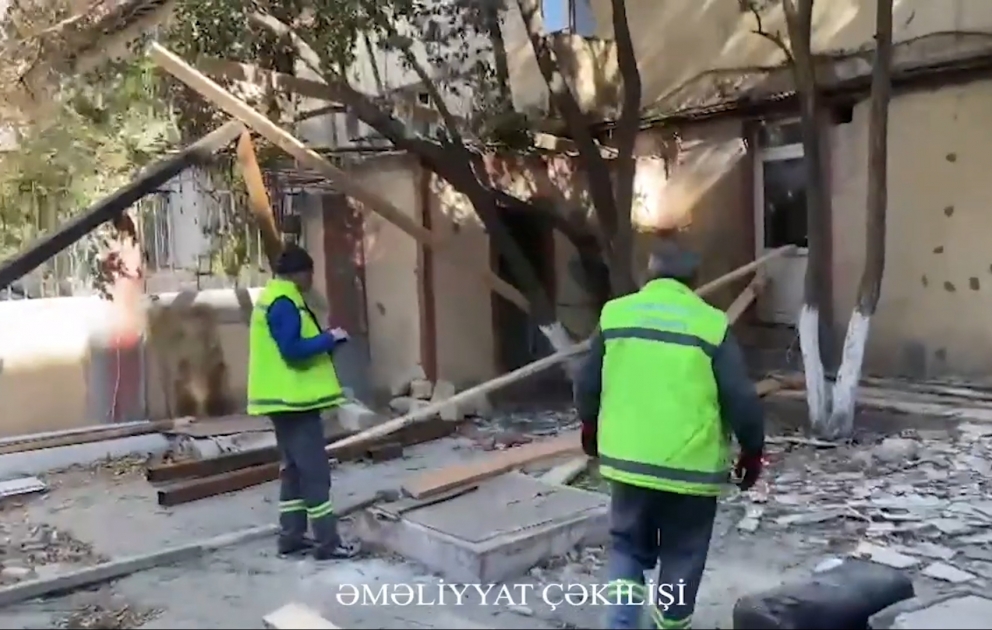 FHN tərəfindən qanunsuz tikililər sökülüb