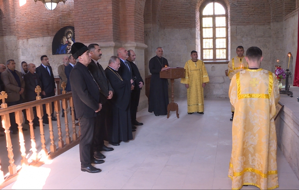 Qəbələdə dini konfessiya nümayəndələrinin birgə dini dua ayini təşkil edilib