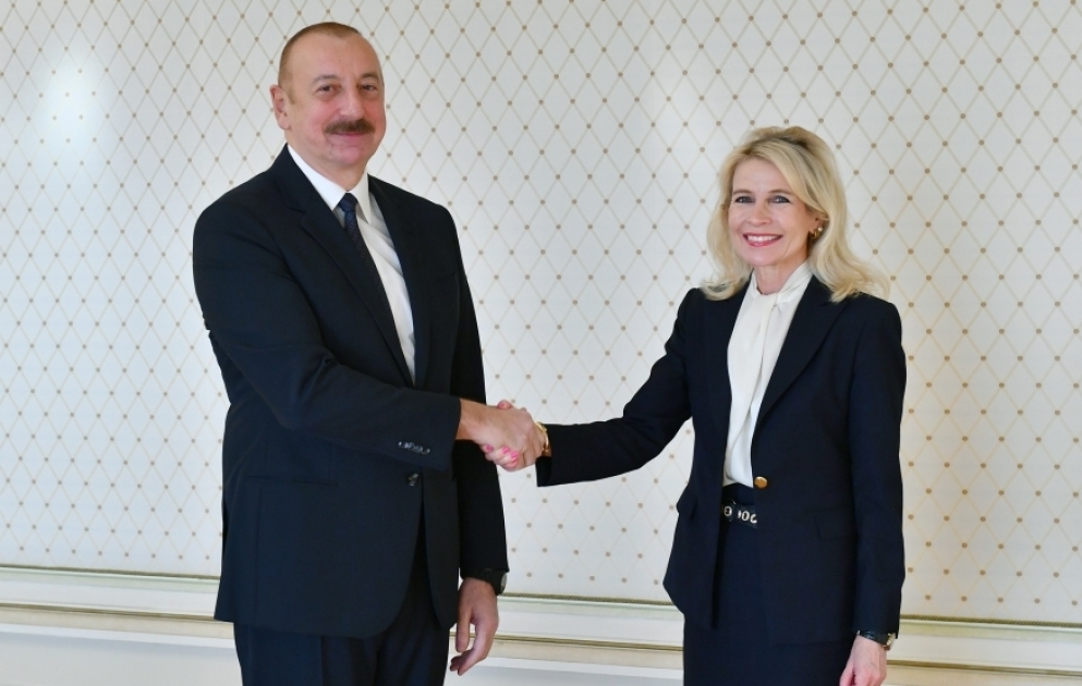 Prezident İlham Əliyev ATƏT Parlament Assambleyasının prezidentini qəbul edib