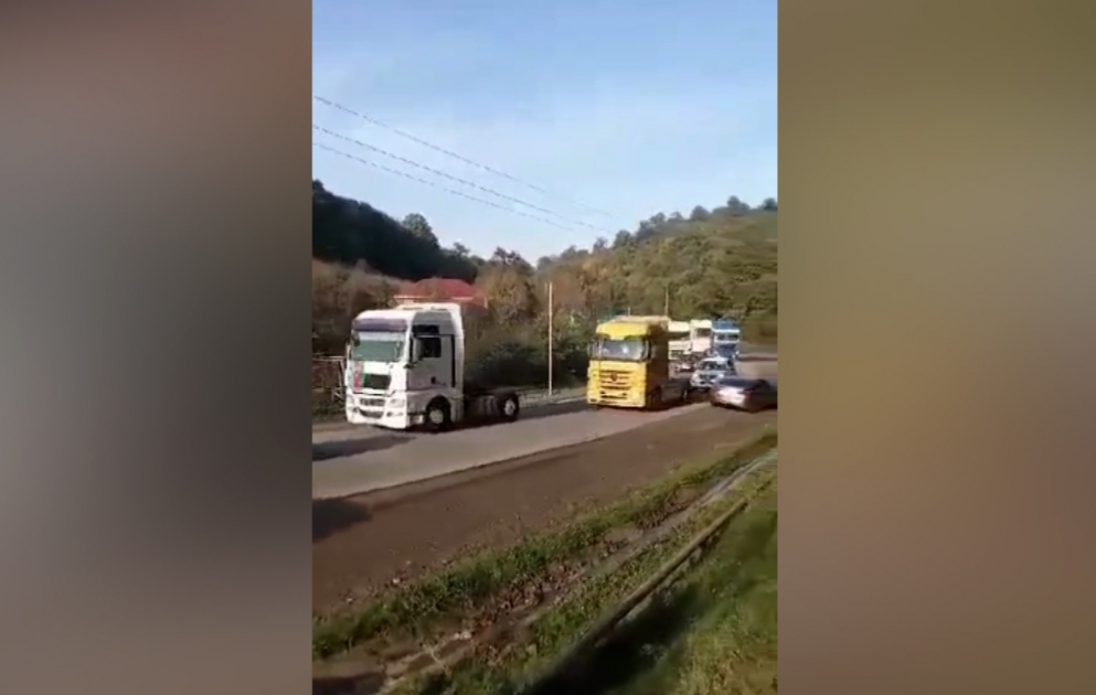 Lənkəranda “TIR”larla toy karvanında iştirak edən sürücülər saxlanıldı