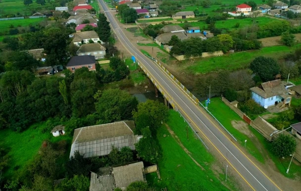 Masallıda 38 km uzunluğunda avtomobil yolu yenidən qurulub