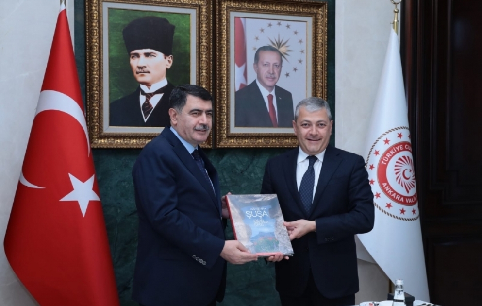 Ankara valisinə Şuşanın turizm potensialı və inkişafı barədə məlumat verilib