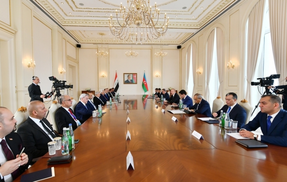 Azərbaycan və İraq prezidentlərinin geniş tərkibdə görüşü olub YENİLƏNİB