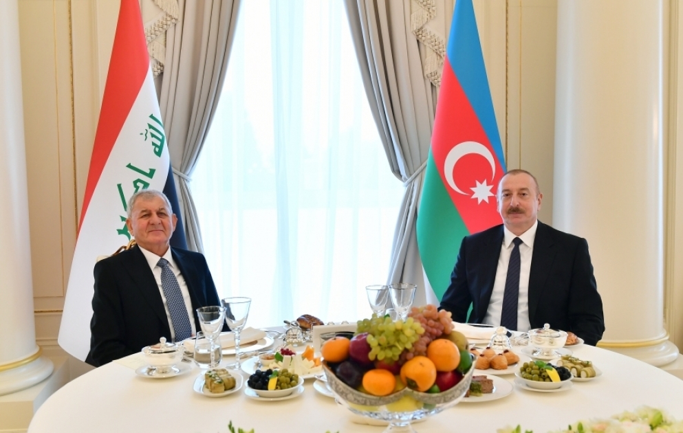 Un déjeuner officiel offert en l’honneur du président irakien