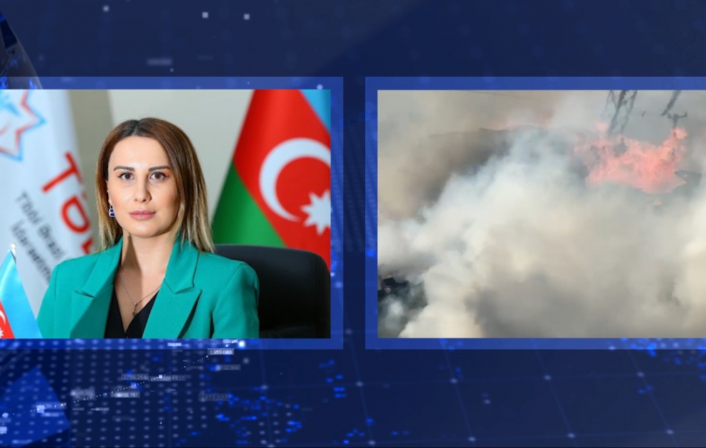 TƏBİB: Bakıda inşaat materialları bazarında yanğın zamanı bir nəfər ölüb
