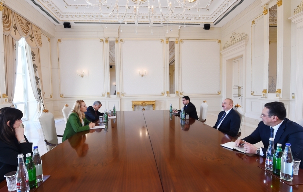 Le président azerbaïdjanais reçoit la Secrétaire exécutive de la Commission économique des Nations Unies pour l’Europe